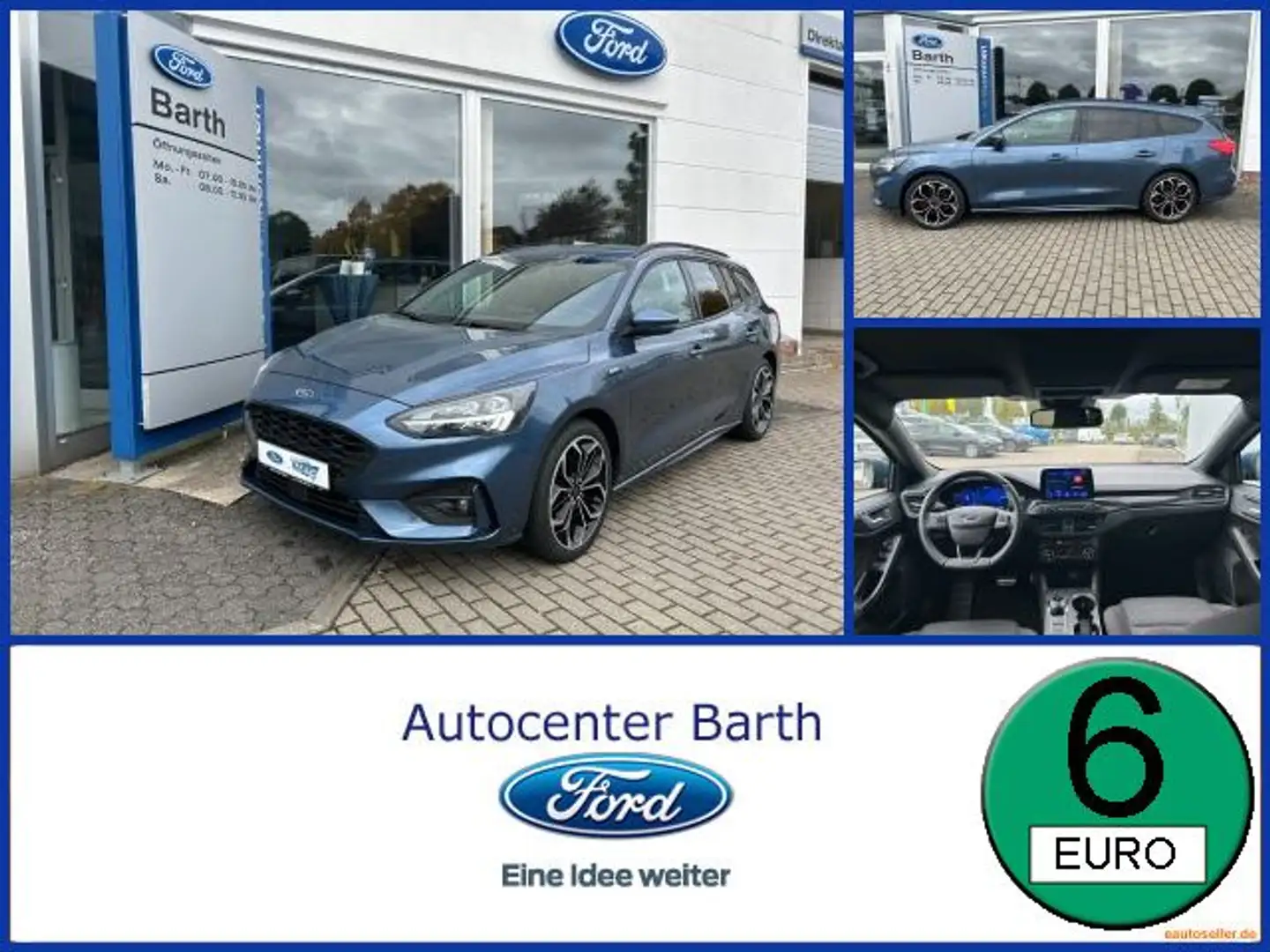 Ford Focus 1.5 EcoBoost ST-Line X Rückfahrkamera Blu/Azzurro - 1