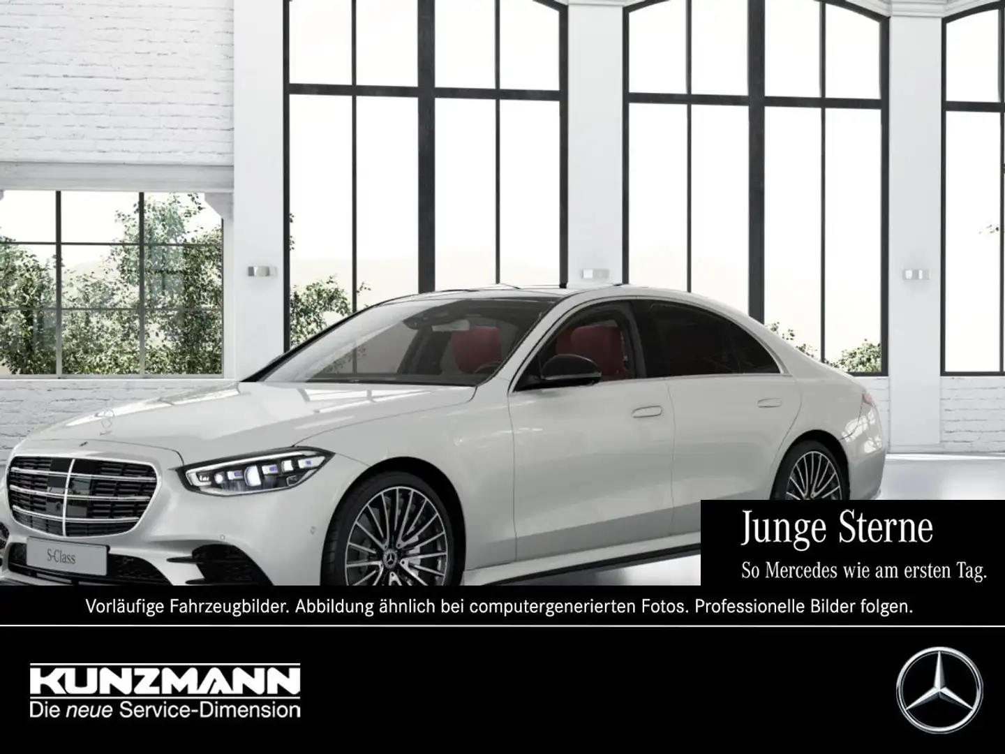 Mercedes-Benz S 400 d 4M AMG Night Panorama Airmatic Standheiz Weiß - 1