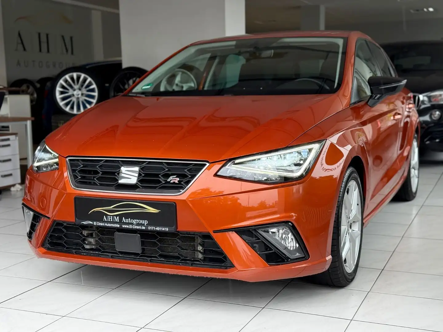 SEAT Ibiza 1.5 TSI FR 1.Hand/LED/ACC/DAB/CarPlay/Navi Orange - 1