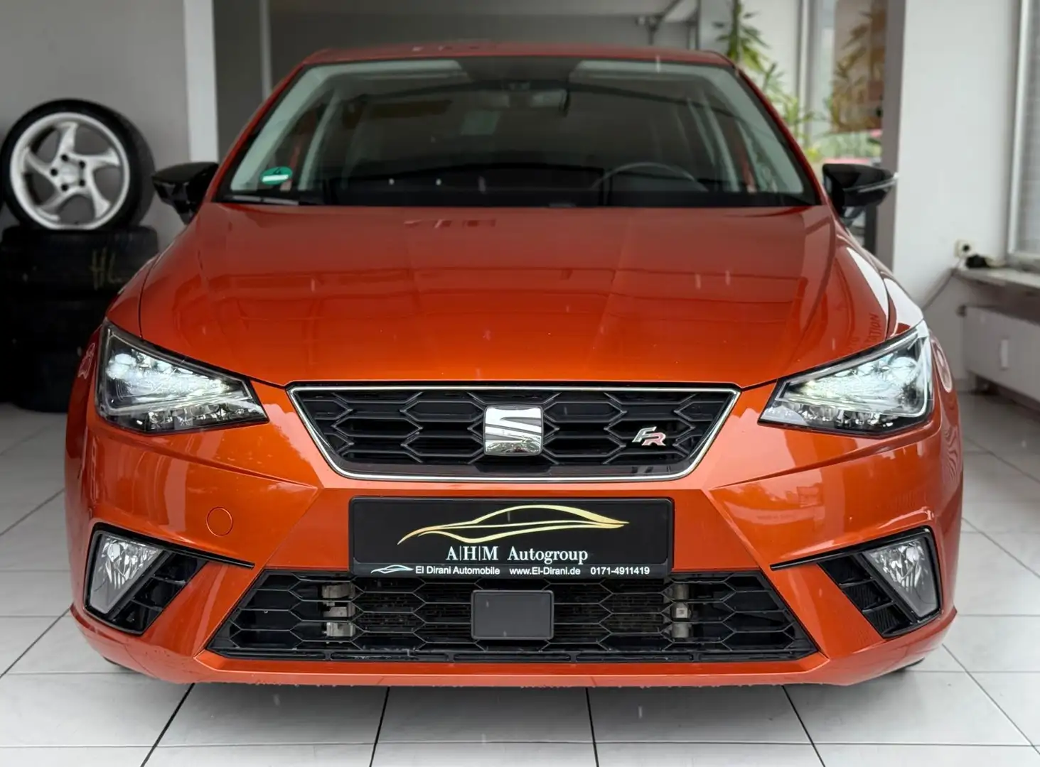 SEAT Ibiza 1.5 TSI FR 1.Hand/LED/ACC/DAB/CarPlay/Navi Orange - 2