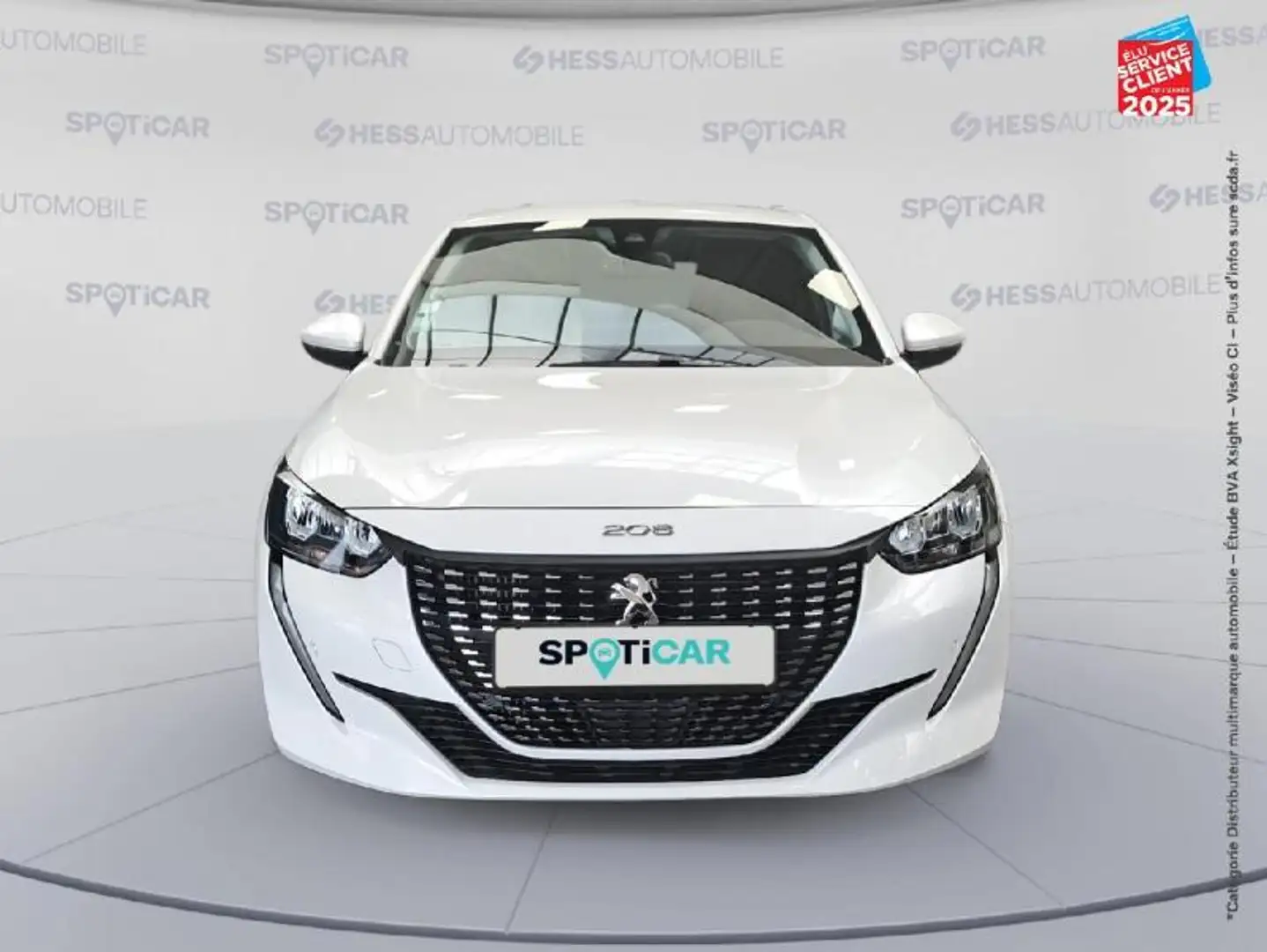Peugeot 208 1.2 PureTech 100ch S\u0026S Allure EAT8 Blanc - 2
