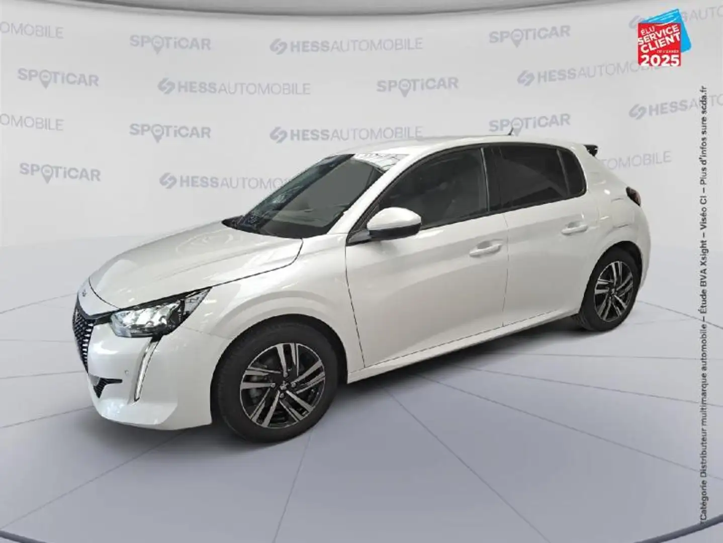 Peugeot 208 1.2 PureTech 100ch S\u0026S Allure EAT8 Blanc - 1