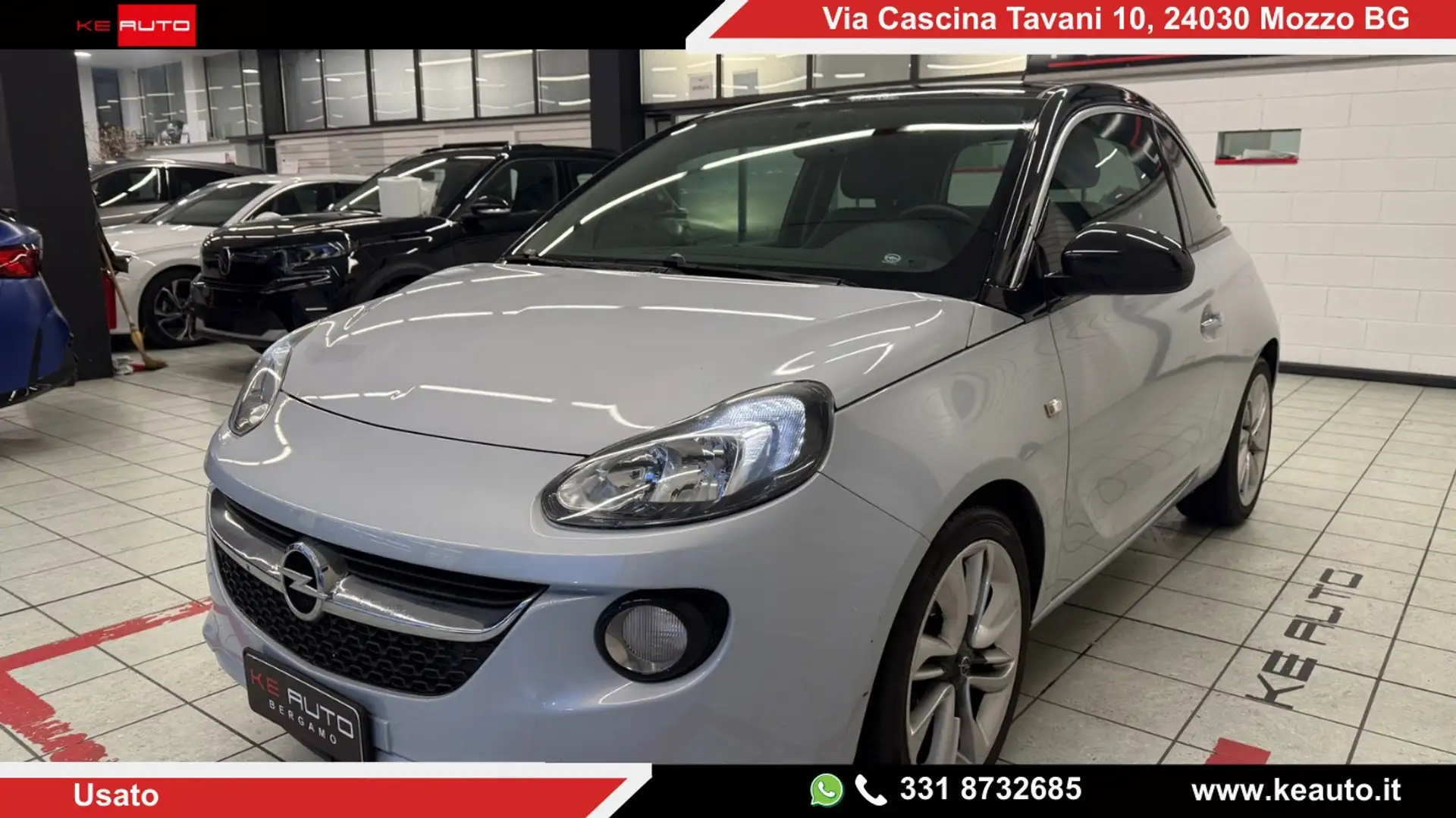 Opel Adam Adam 1.4 Glam Gpl-tech 87cv Grigio - 1