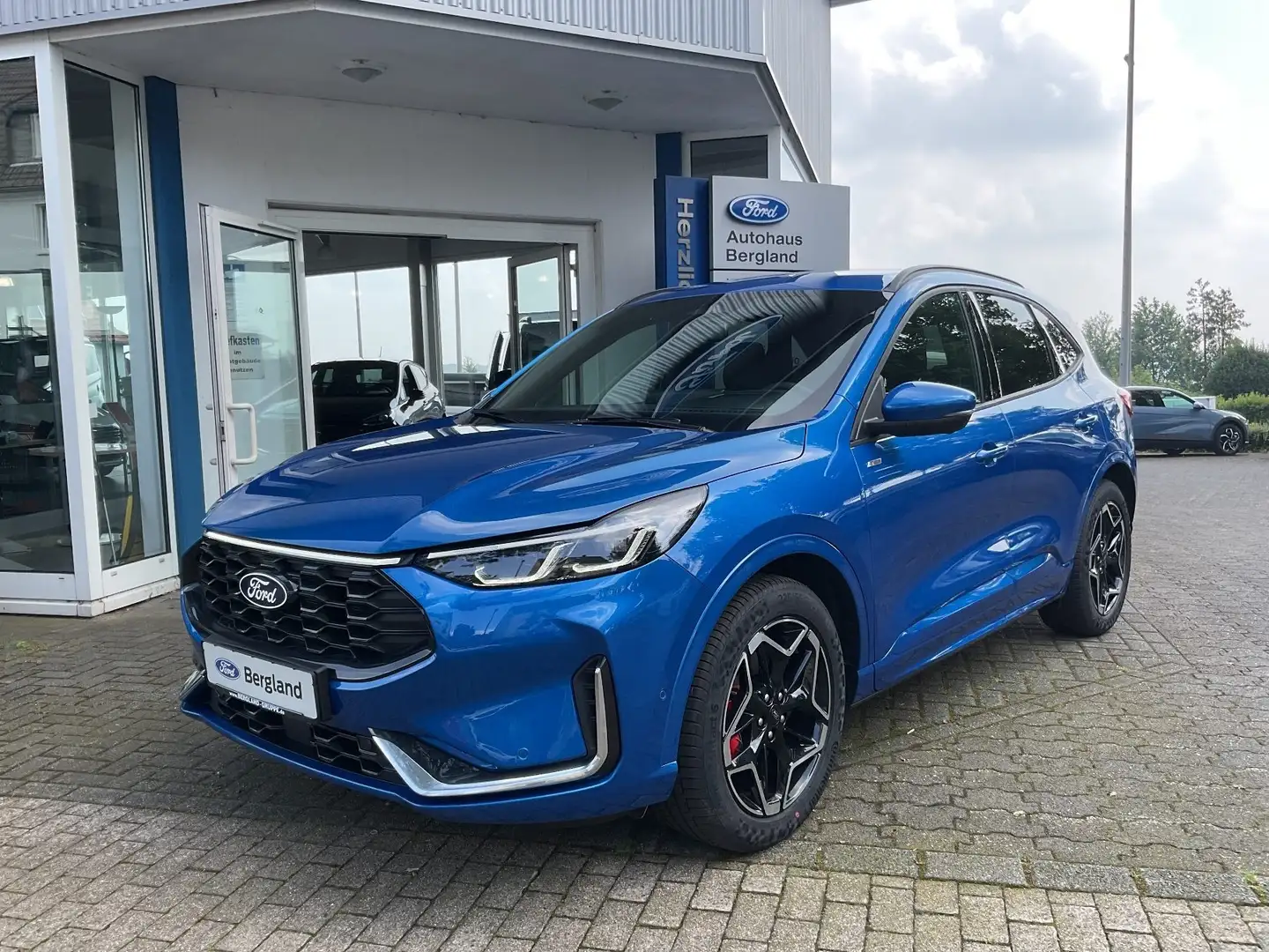 Ford Kuga St-Line X FHEV LED-Matrix*Memory-Funk.*360° Blauw - 1