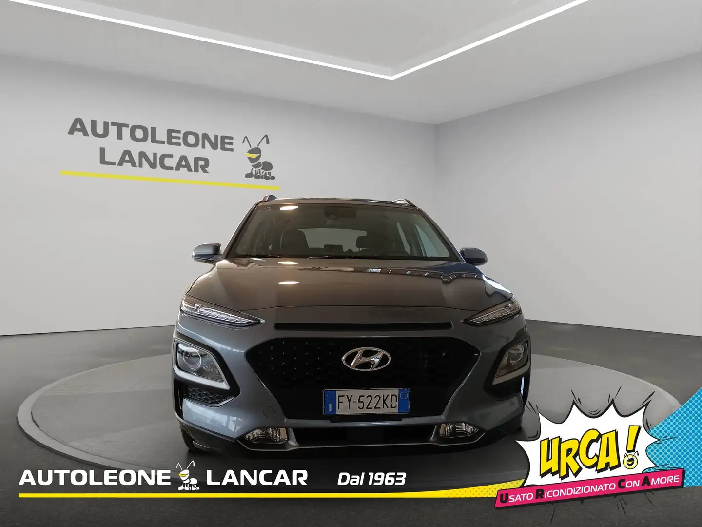 Hyundai KONA 1.6 HEV Xtech DCT 141cv Hybrid AUTOMATICA E6 Gris - 2