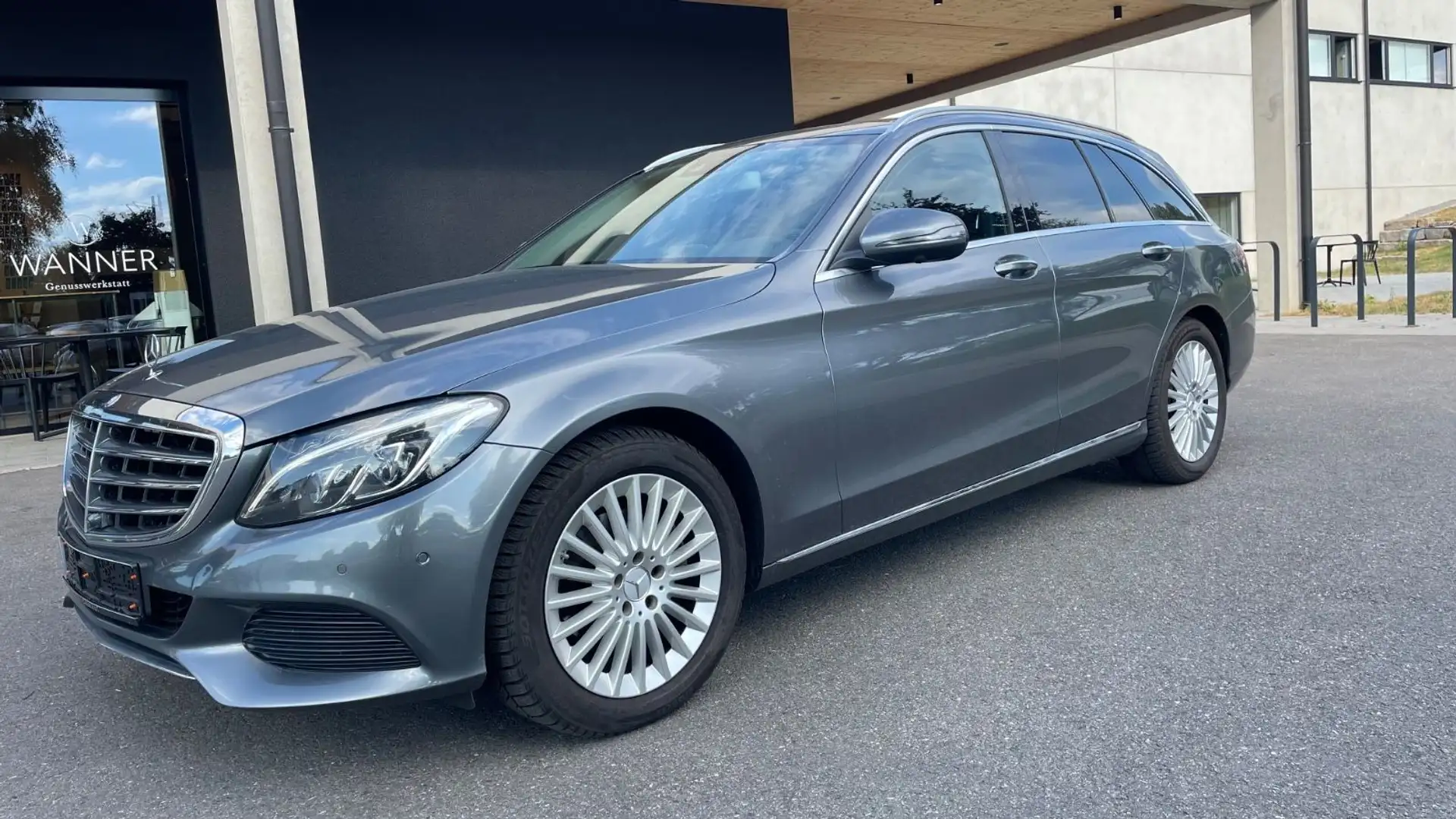 Mercedes-Benz C 220 d -AUT-Pano-Kamera-Navi-TÜV-Garantie Szürke - 1