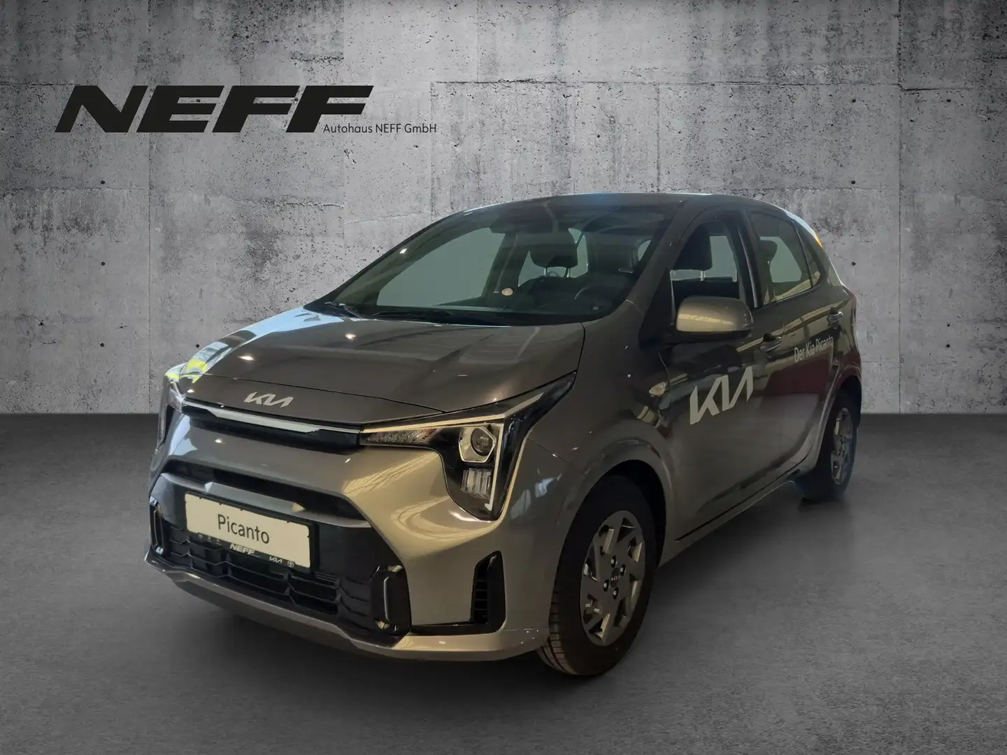 Kia Picanto 1.0 Vision LM KlimaA Navi KAM Gris - 2