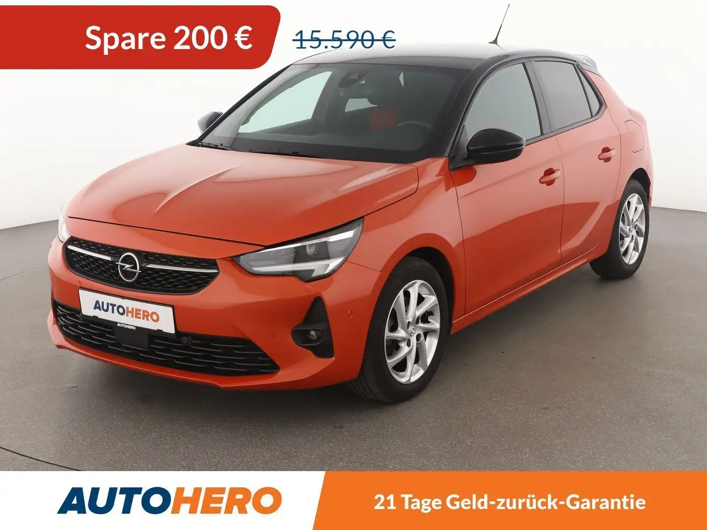 Opel Corsa 1.2 Turbo GS Line Aut.*LED*PDC*SHZ*TEMPO*KLIMA* Orange - 1