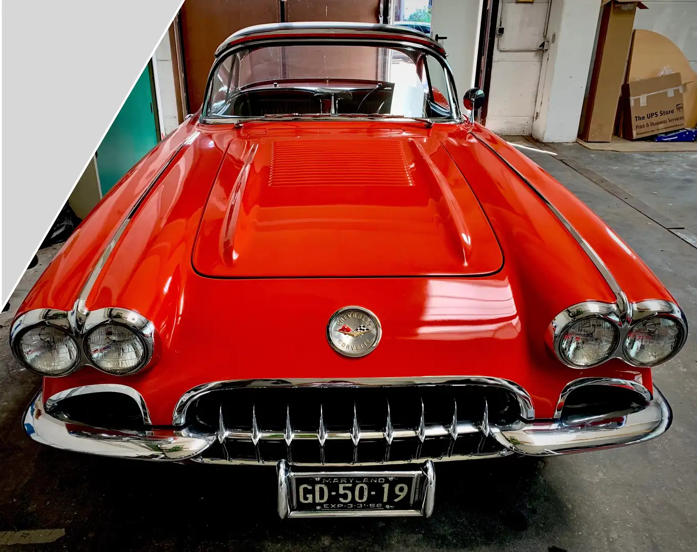 Corvette C1 Seltene 58er matching numbers Rosso - 1