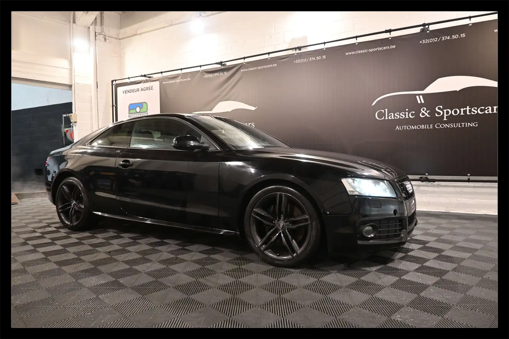 Audi S5 Coupé 4.2i V8 FSI Quattro / XENON / CUIR / PDC Noir - 1