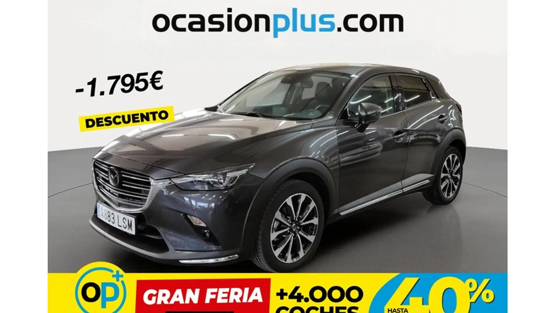Mazda CX-3 2.0 Skyactiv-G Zenith 2WD 89kW Gris - 1