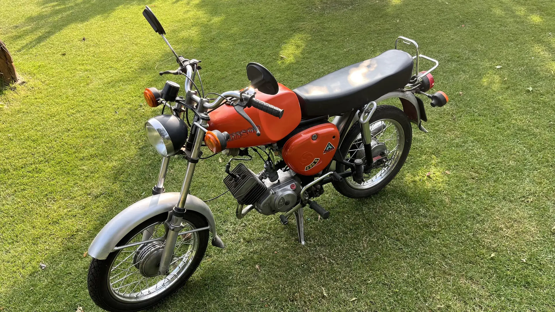 Simson S 50 B, 4-Gang, zugelassen bis 60km/h Rot - 1