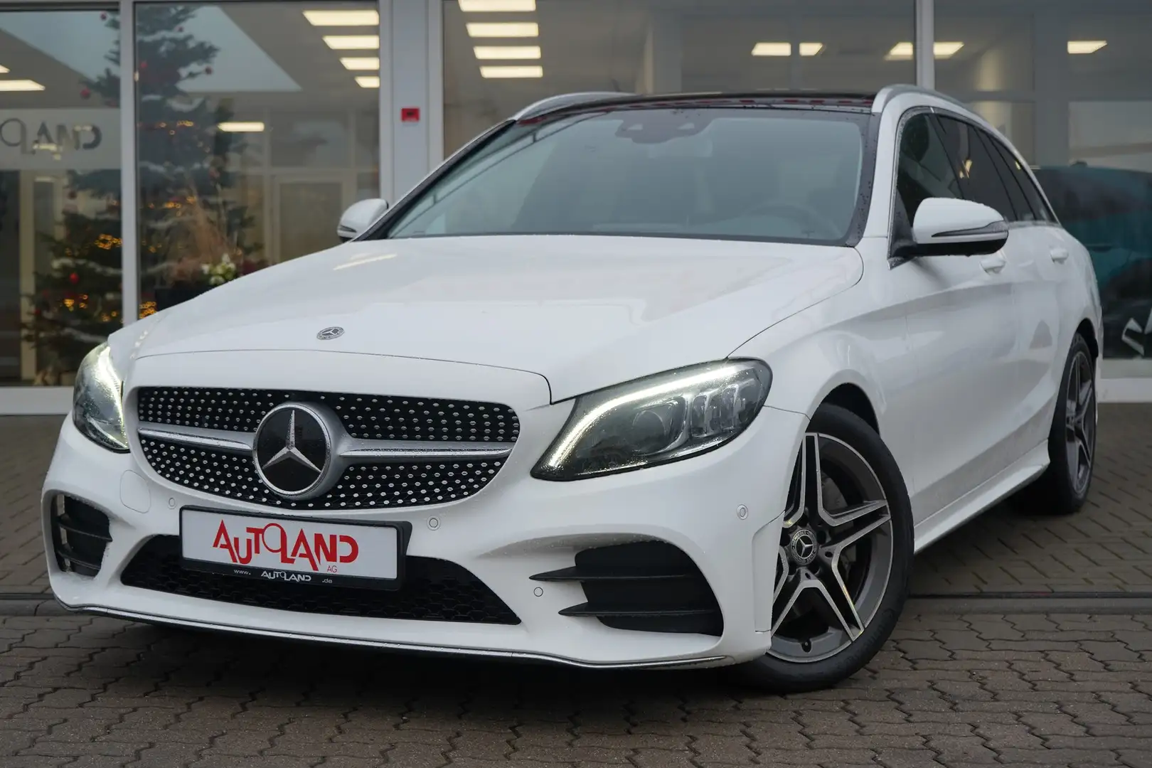 Mercedes-Benz C 200 C300 T-Modell d AMG Line LED Navi Totwinkel ACC Weiß - 2