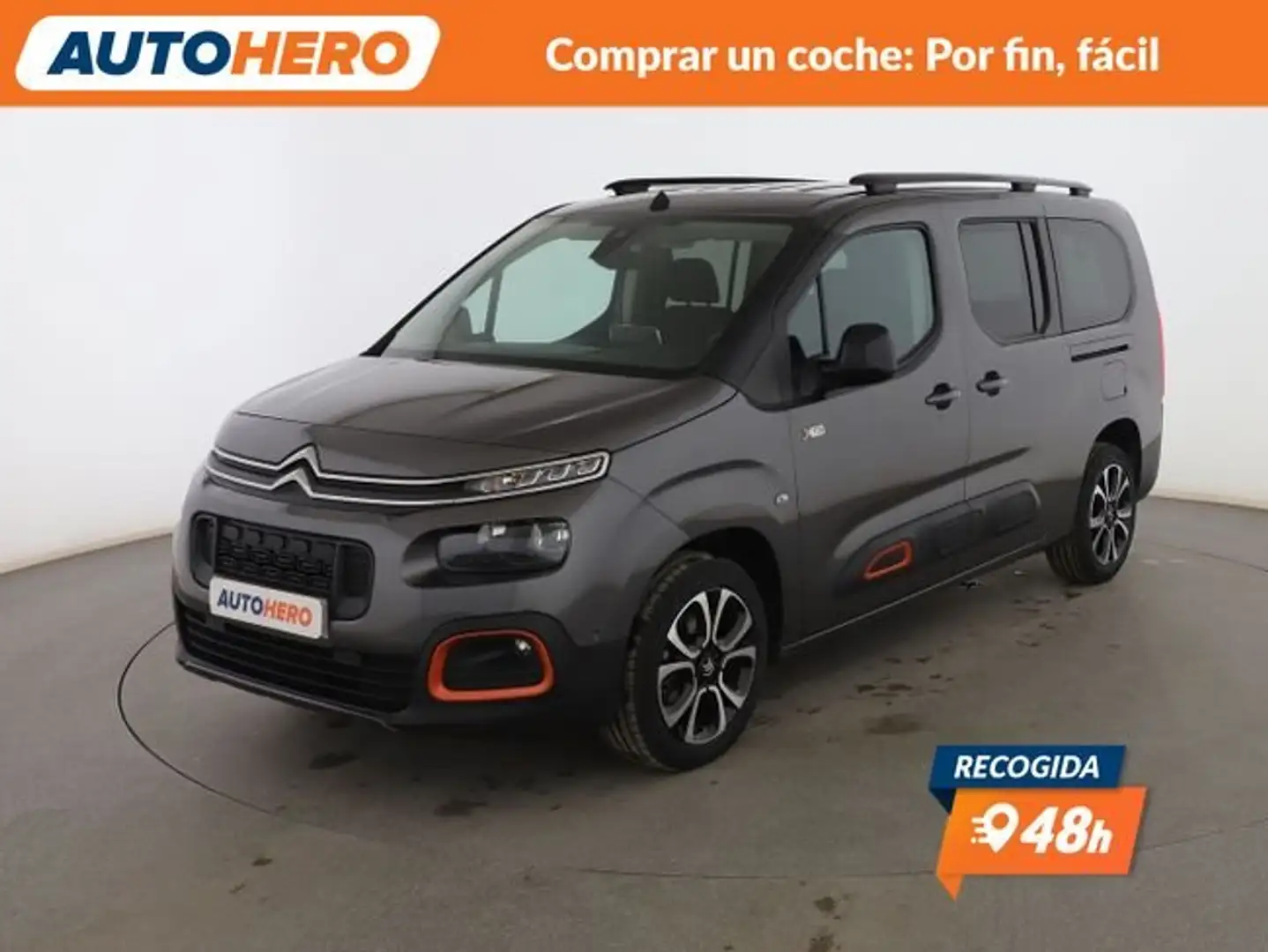 Citroen Berlingo 1.5 Blue-HDi Shine XL Gris - 1