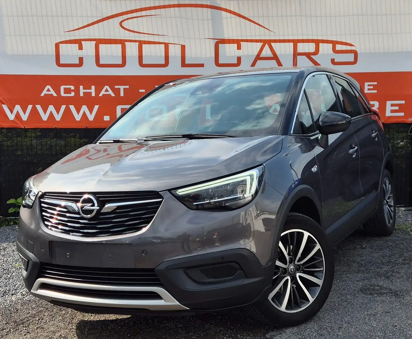 Opel Crossland X 1.2 Turbo -EU6d-GARANTIE 1AN-CARPLAY-CLIM-CAMERA Gris - 1
