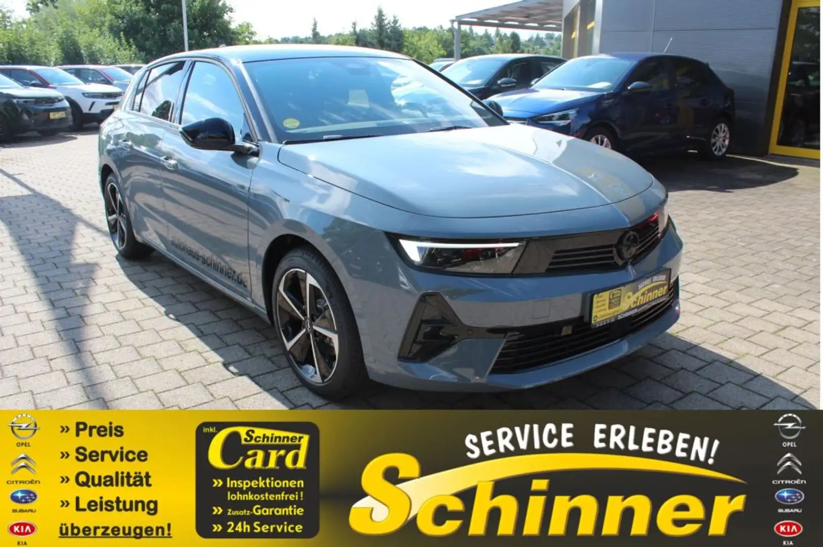 Opel Astra 1.2 Turbo GS Gris - 1