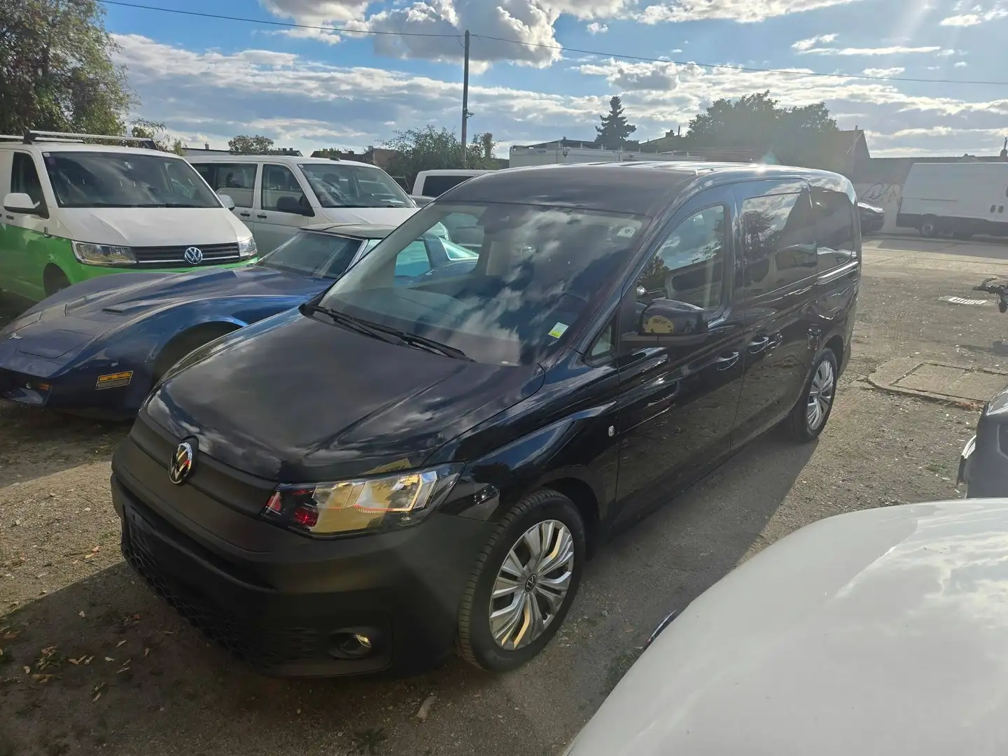 Volkswagen Caddy Caddy Maxi 2,0 TDI DSG *1.Besitz; Leasingrückläufer; Service NEU uvm.* Schwarz - 1
