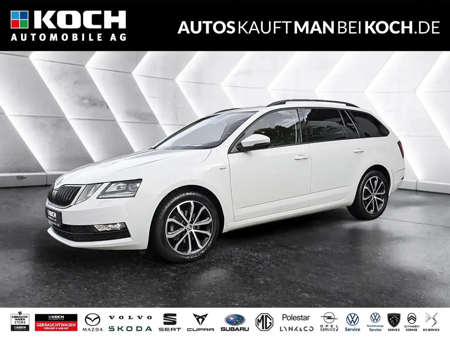 Skoda Octavia Combi 1.5 TSI DSG SOLEIL NAVI LED PDC Weiß - 1