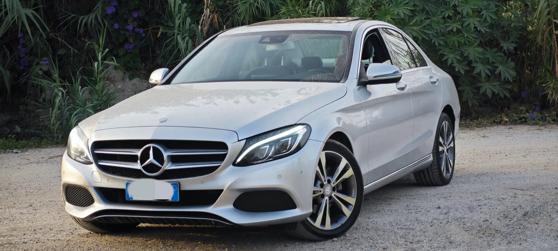 Mercedes-Benz C 220 Classe C-W205 2014 Berlina d Exclusive 4matic auto Argent - 1