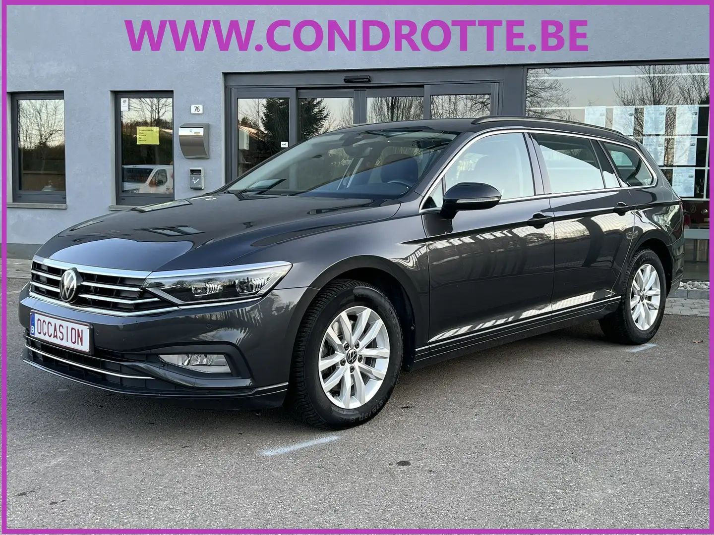 Volkswagen Passat Variant SW 2.0 TDi 122 CV STYLE BUSINESS DSG LED REGUL Gris - 1