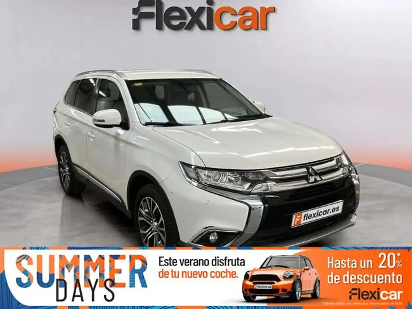 Mitsubishi Outlander 220+DI-D+Motion+2WD+7+Plazas Blanco - 1