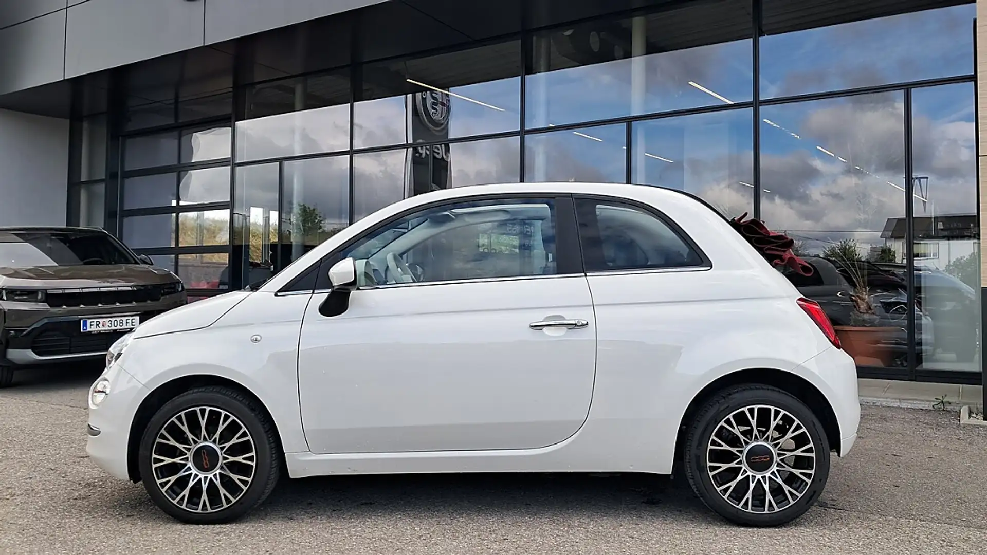 Fiat 500C FireFly Hybrid 70 Dolcevita Weiß - 2