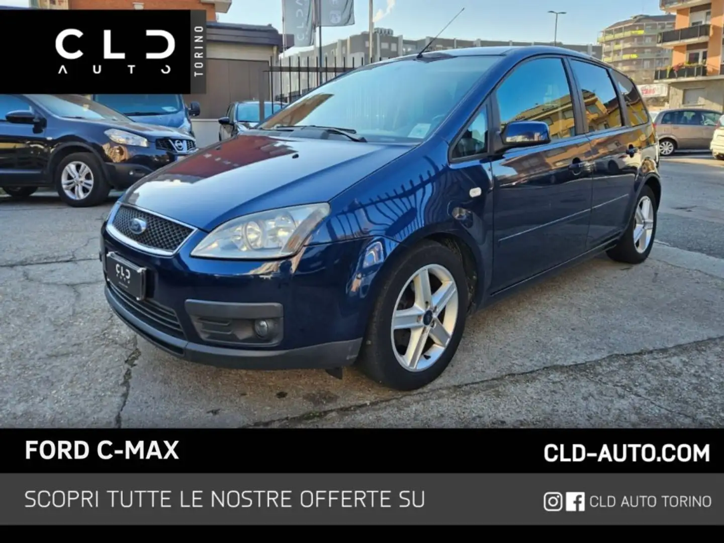 Ford Focus C-Max 1.6 TDCi (90CV) Blu/Azzurro - 1