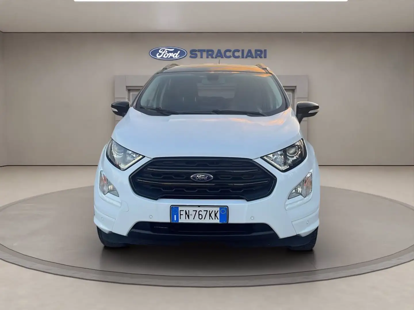 Ford EcoSport 1.0 ecoboost ST-Line Black Edition s&s 125cv my18 Blanc - 2