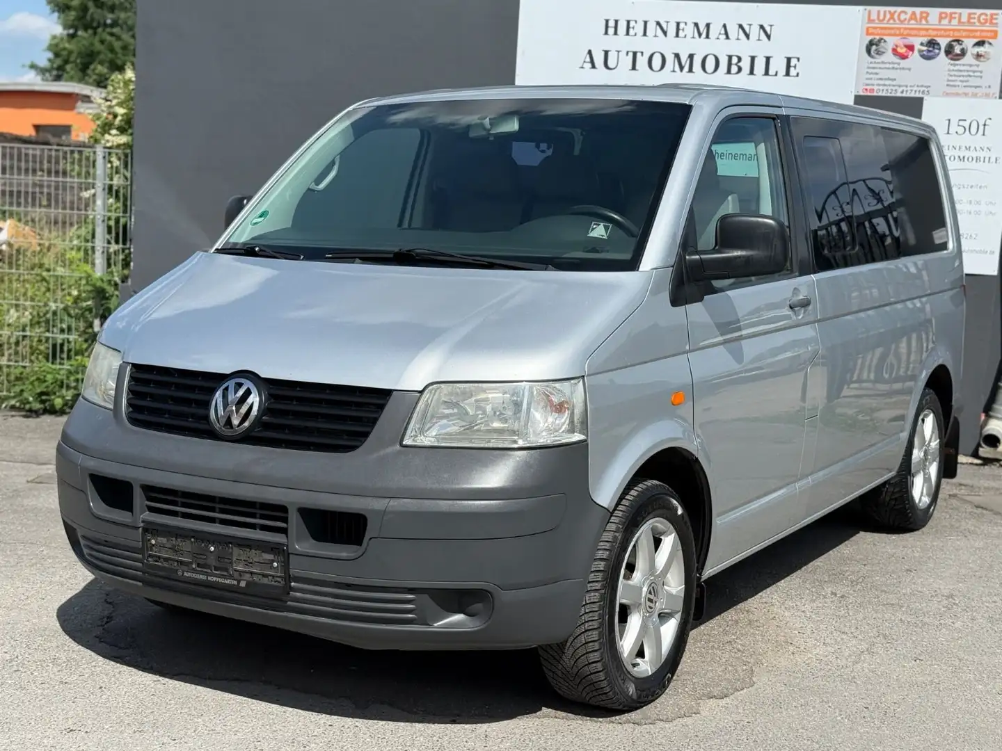 Volkswagen T5 Transporter 2.5 TDI *6-SITZER*2-HAND*AHK*ALU* Silber - 1