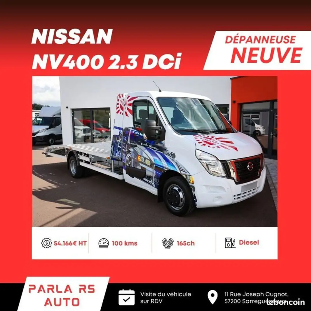 Nissan NV400 2.3 DCi 165ch porte voiture neuf Weiß - 1
