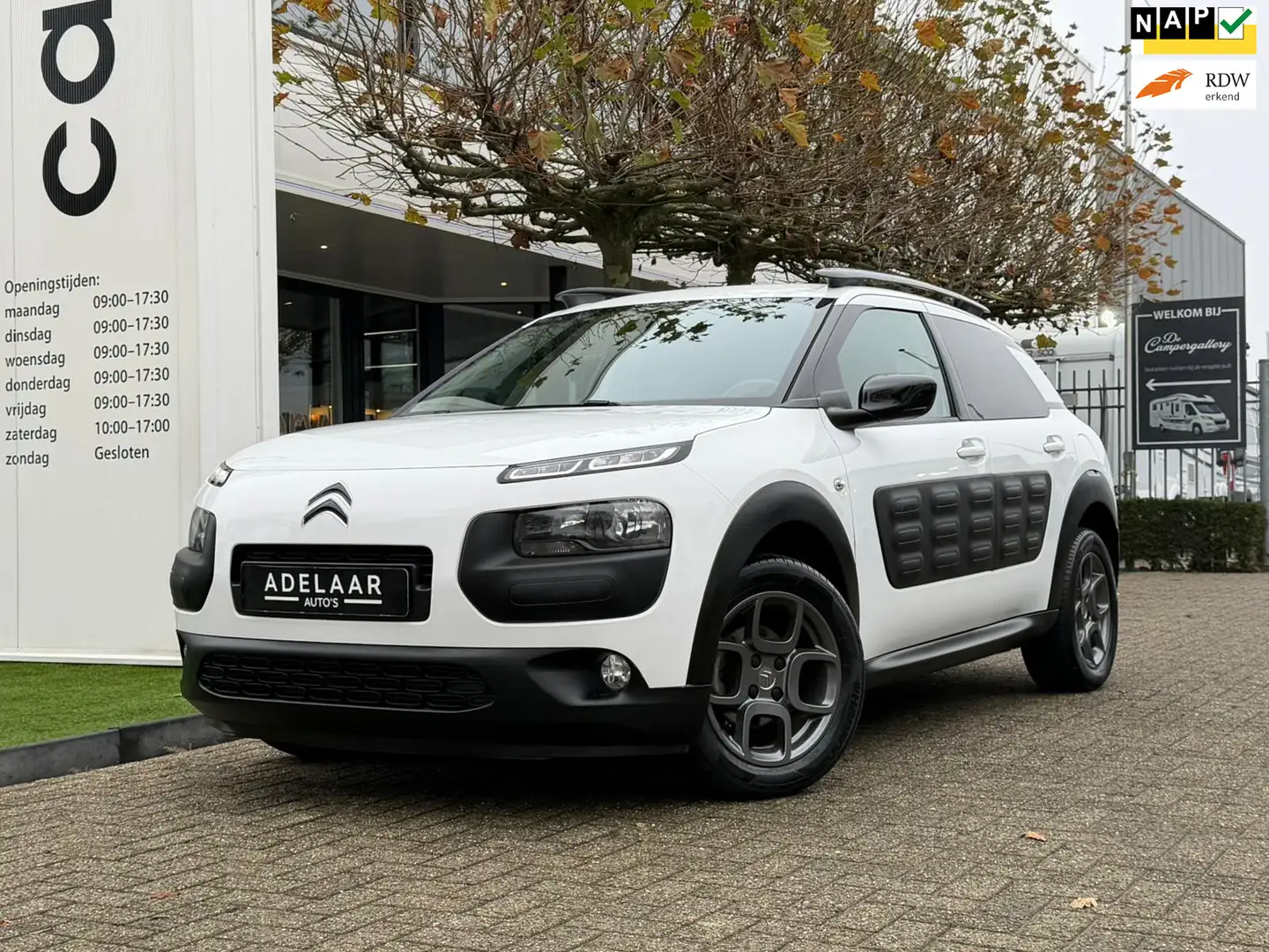 Citroen C4 Cactus 1.2 PureTech Shine TREKHAAK, NAVI, PANO, XENON, CR Blanc - 1