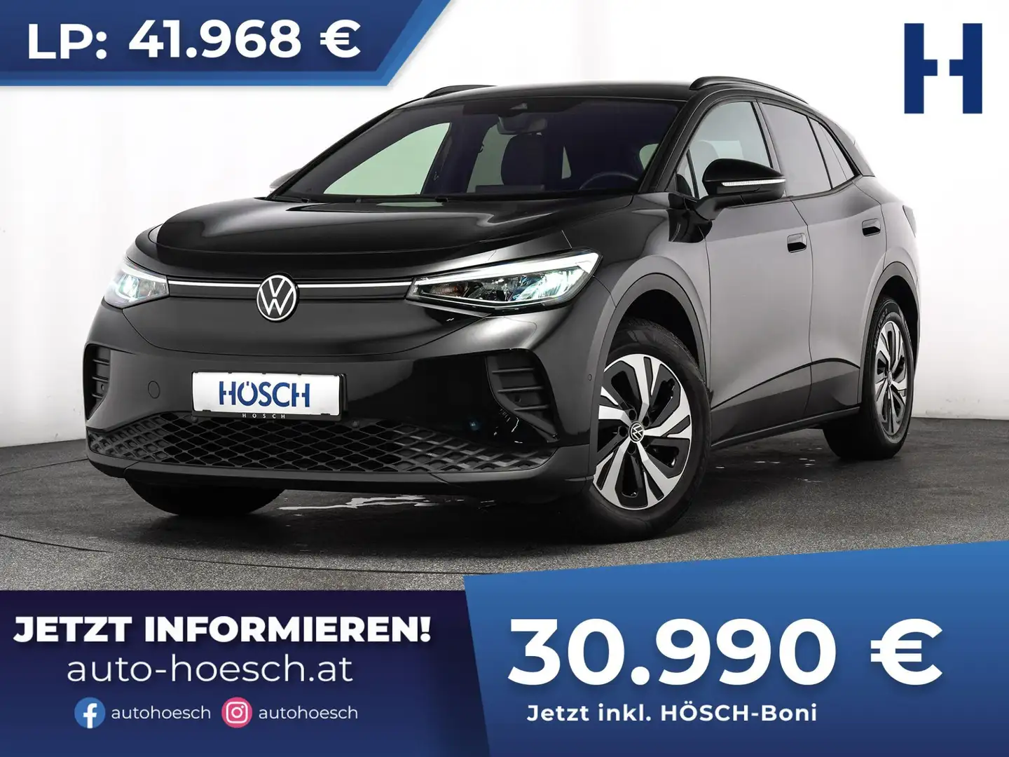 Volkswagen ID.4 Pure 55kWh 18" STYLE WÄRME ASSISTENZ INFOTAINMENT Schwarz - 1