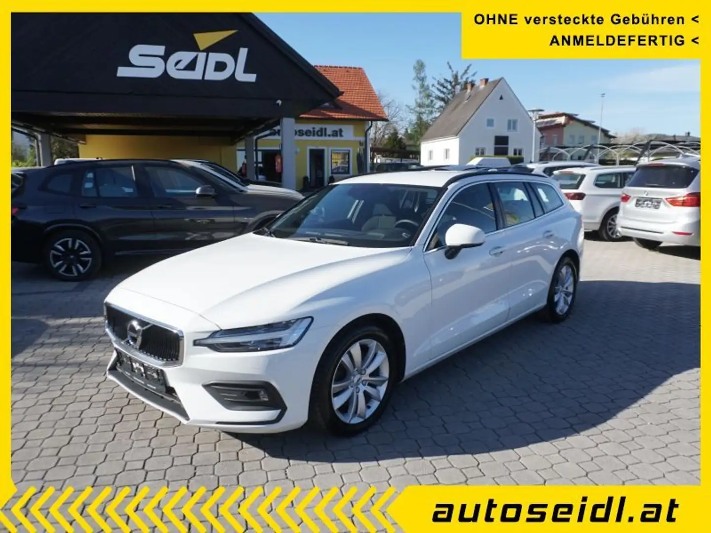 Volvo V60 B3 Momentum Pro Geartronic *2022er+LED+NAVI* Weiß - 1