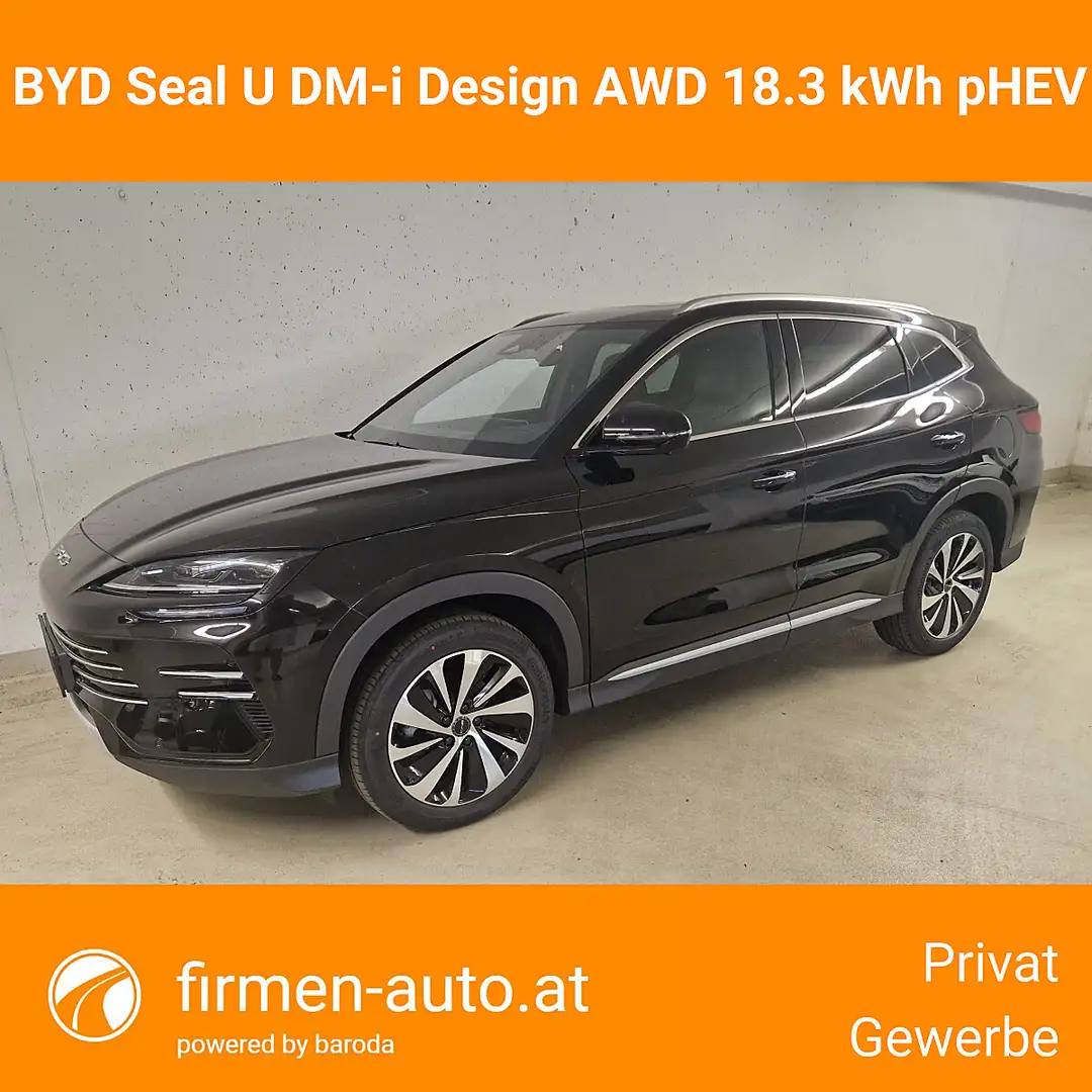 BYD Seal U DM-i PHEV 18,3kWh AWD Design Österreich Paket Schwarz - 1