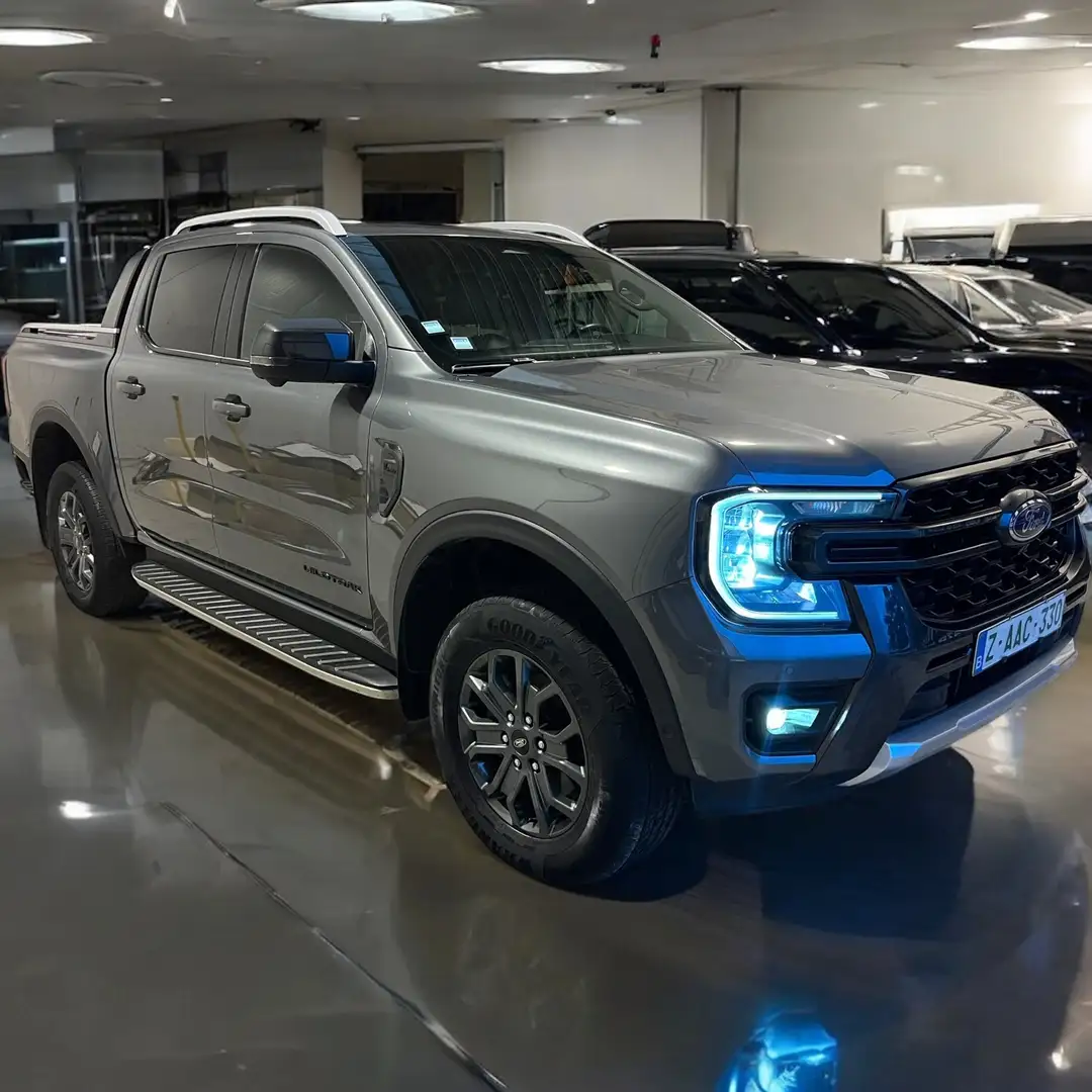 Ford Ranger EcoBlue A10 e-4WD Wildtrak 850€/60maand Gris - 1