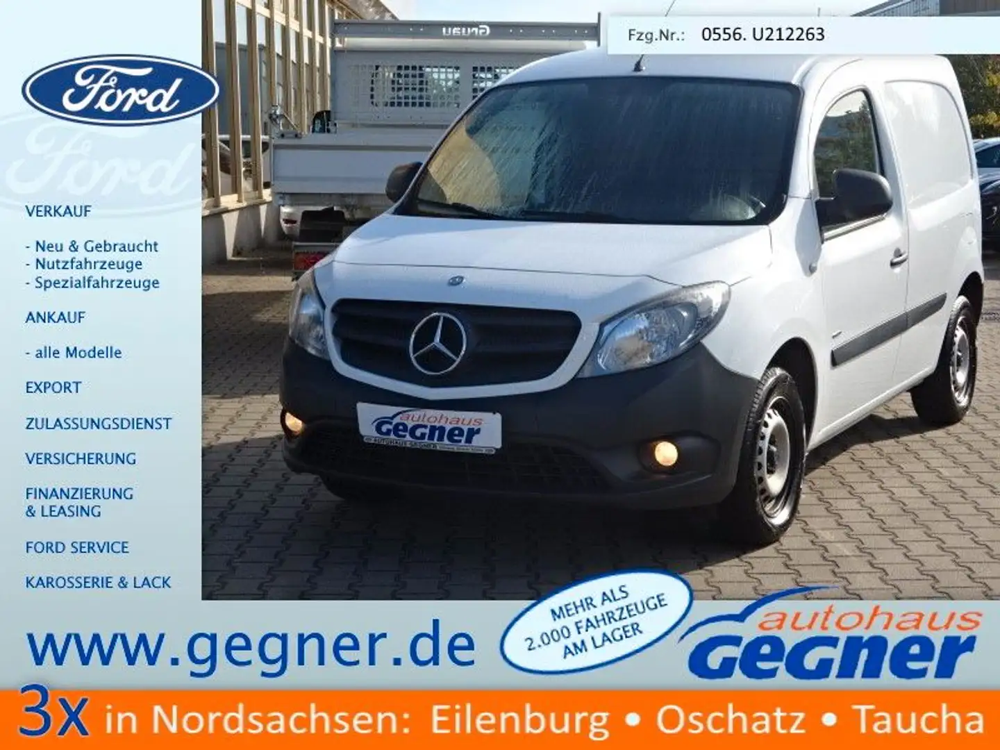 Mercedes-Benz Citan Kasten 111 CDI lang Klima Tempomat Weiß - 1