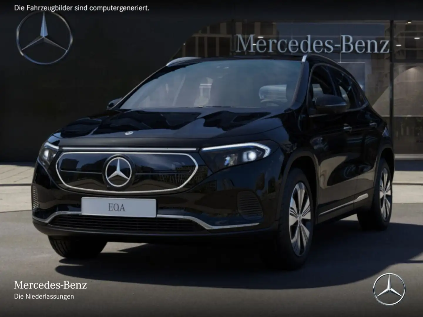 Mercedes-Benz EQA 250 PROG+PREMIUM+PANO+360+BURMESTER+KEYLESS Schwarz - 2