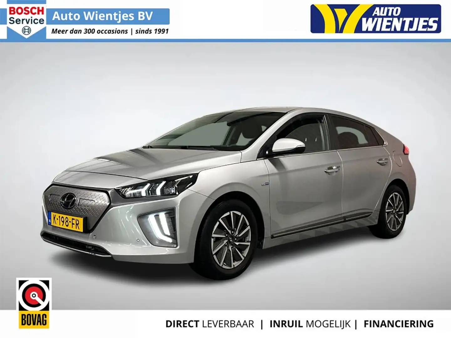 Hyundai IONIQ Premium EV 38kWh | SoH 100% | Leer | Navi | Camera Grau - 1