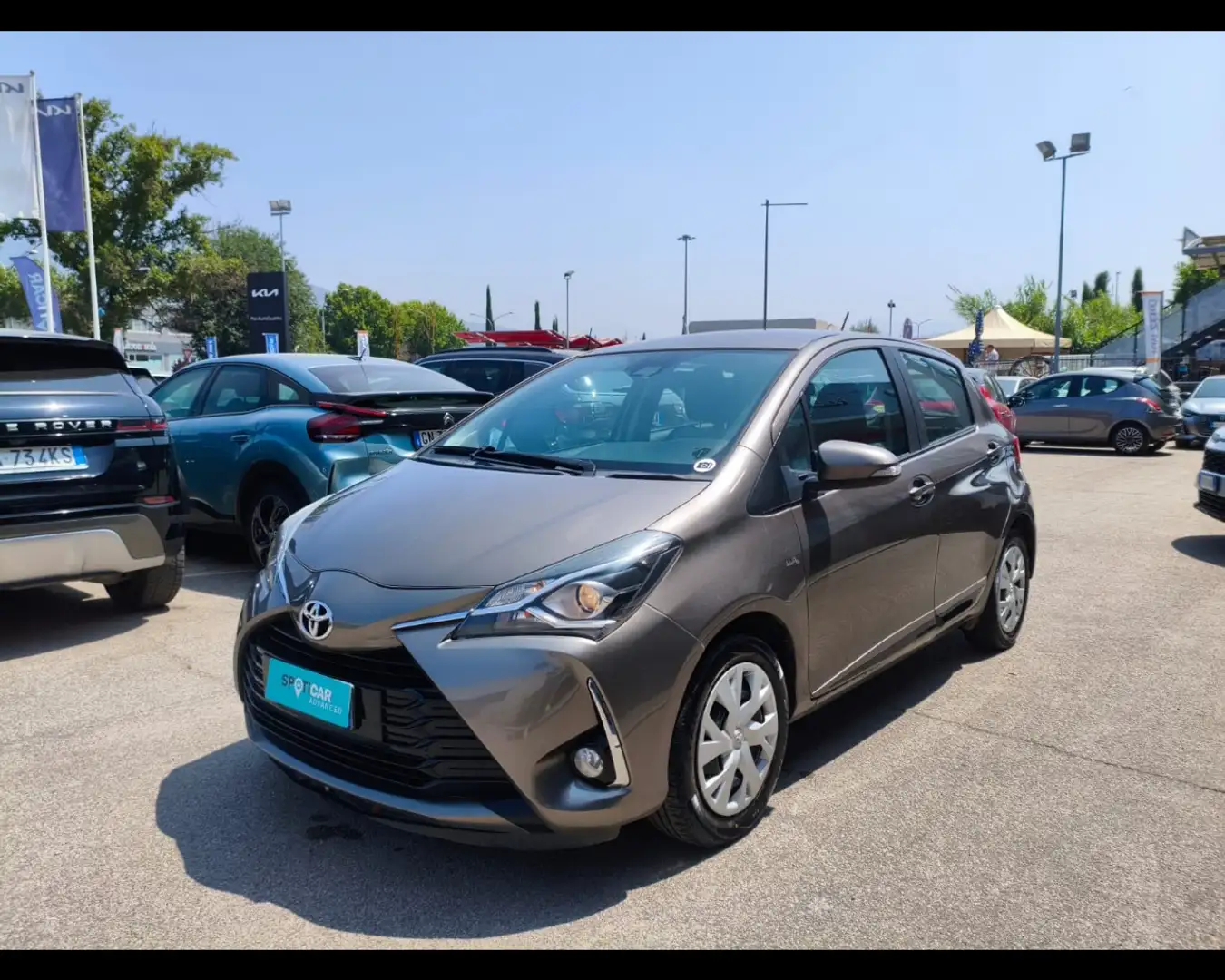 Toyota Yaris 5 Porte 1.0 VVT-i Active Grigio - 1
