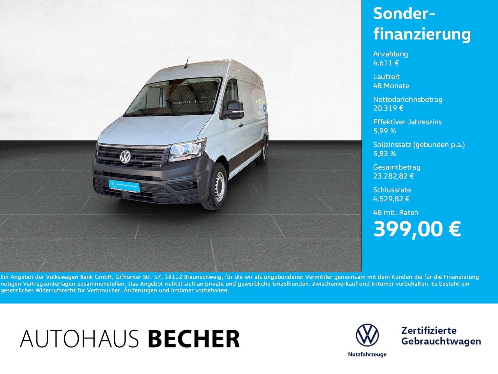 Second hand Volkswagen Crafter 