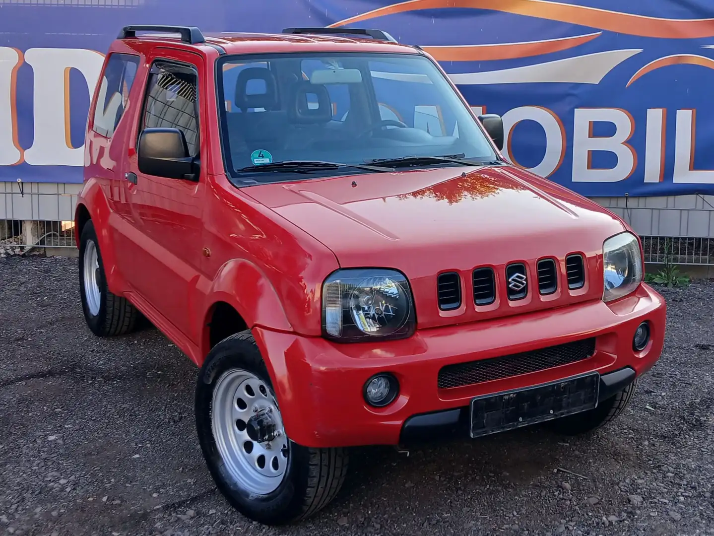 Suzuki Jimny 1,3 Club 4WD *4x4*1.HAND*SCHECKHEFT*HU/TÜV NEU* Rot - 2