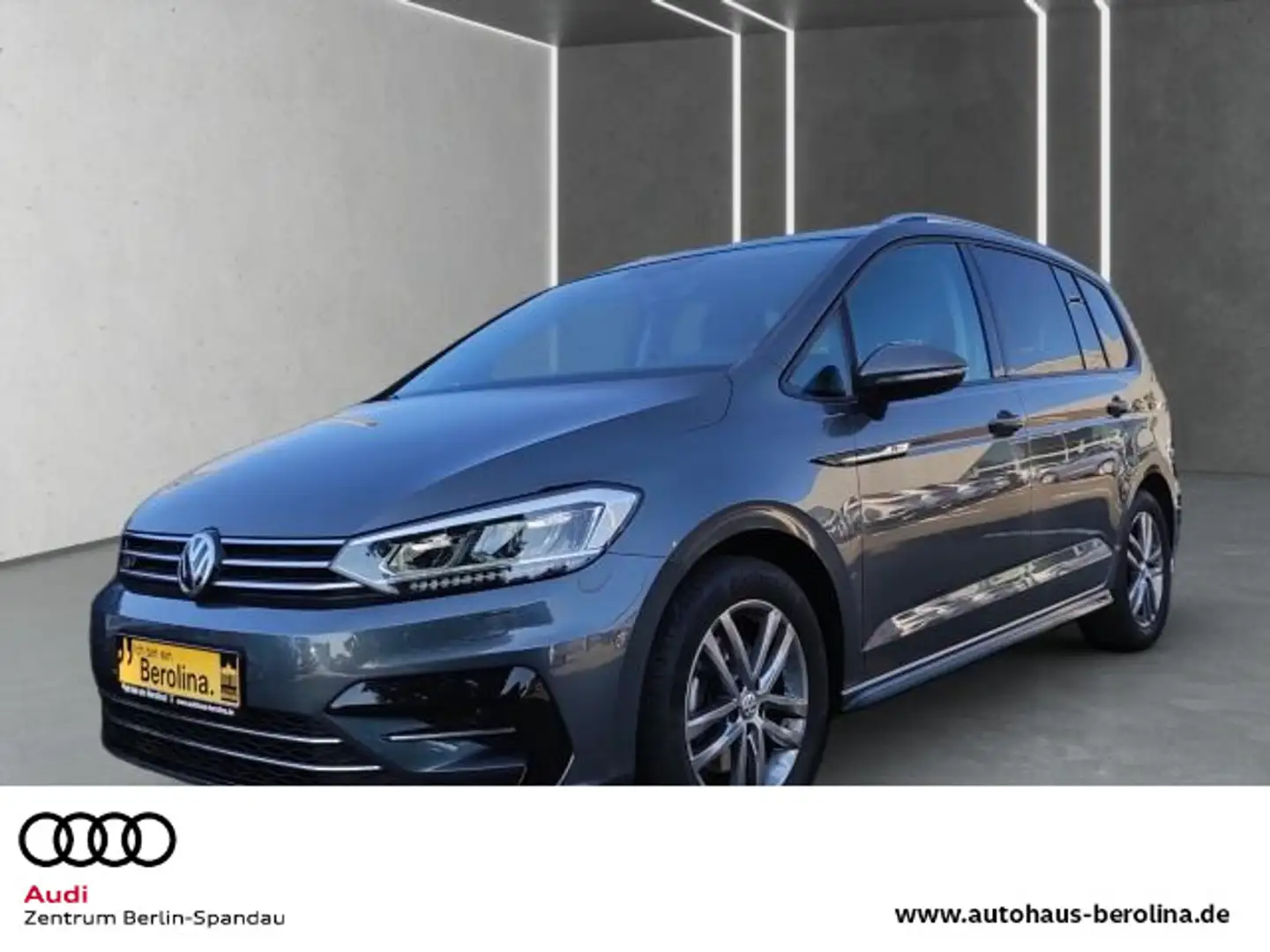 Volkswagen Touran 1.5 TSI R-Line DSG *AHK*ACC*R-CAM*PDC* Gris - 1