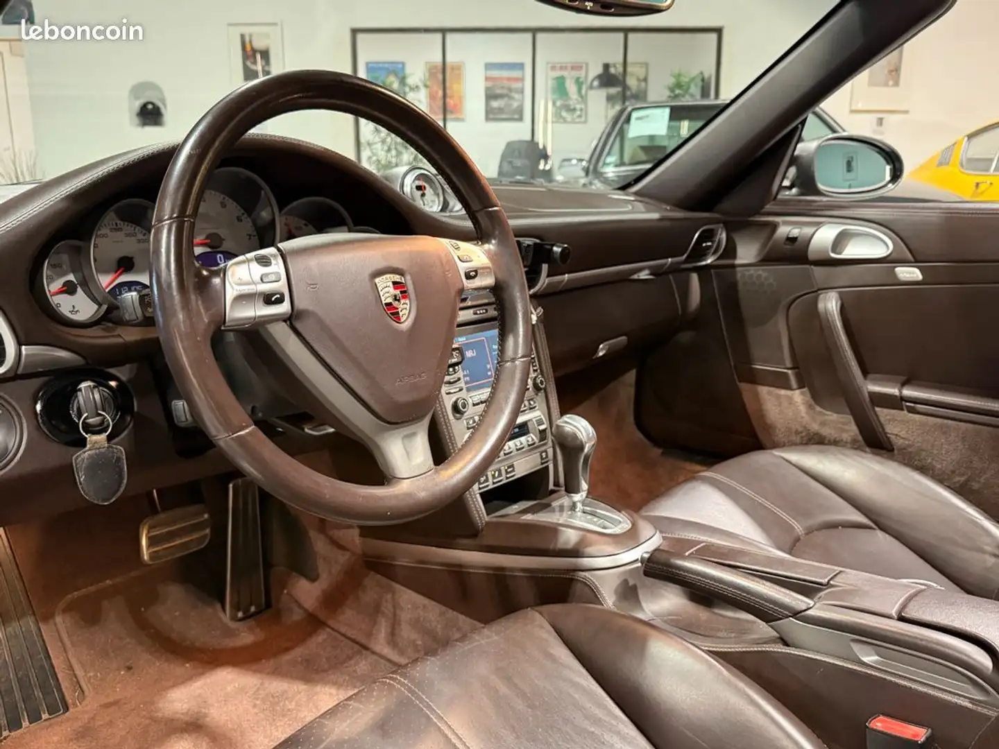 Porsche 997 (997) cabriolet 3.8 355 carrera 4s tiptronic s Gris - 2