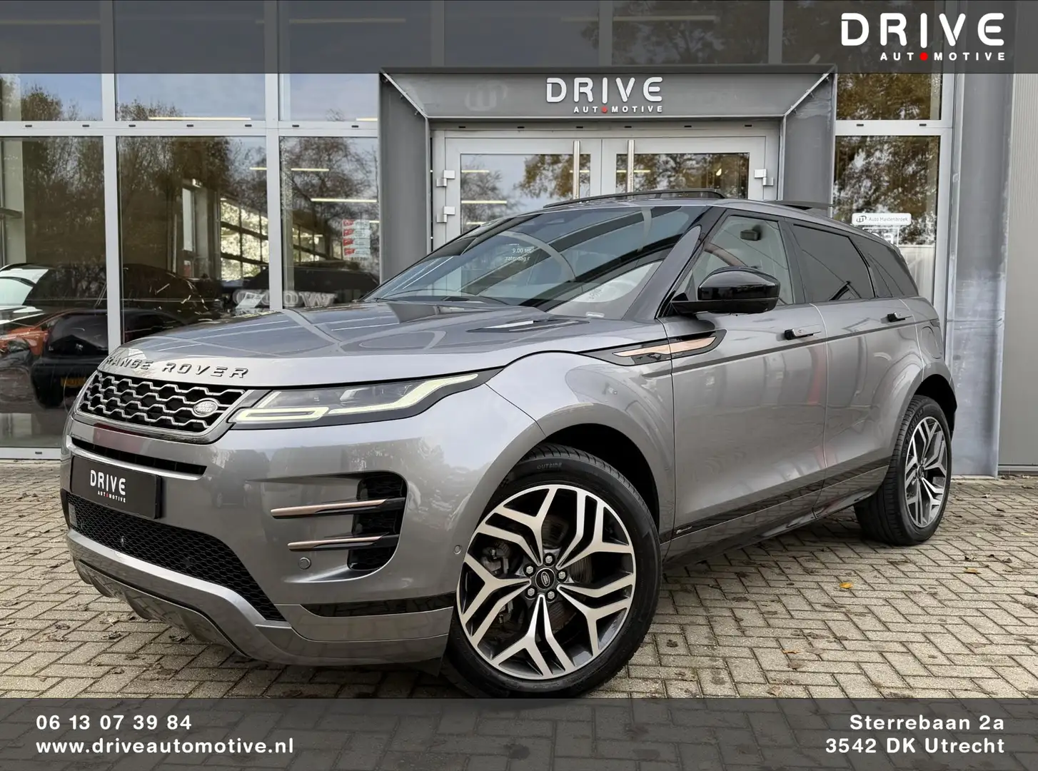Land Rover Range Rover Evoque 1.5 P300e AWD R-Dynamic SE |Schuif/Kantel dak|Meri Grijs - 1