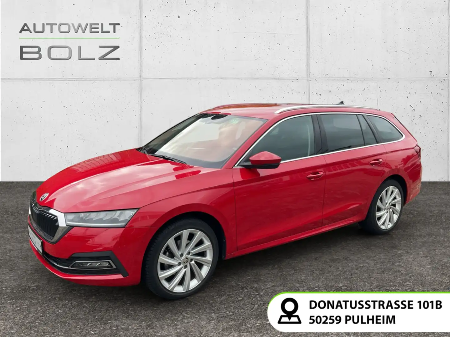 Skoda Octavia Combi Style 2.0 TDI HUD AHK Navi DigiCoc Rot - 1