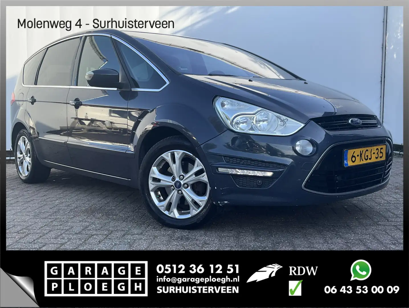 Ford S-Max 2.0 TDCi Titanium EXPORT?! Trekhaak Nav/Cruise Cli Grijs - 1