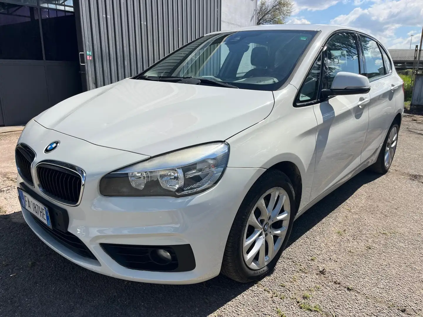 BMW 218 218d Active Tourer auto Bianco - 1
