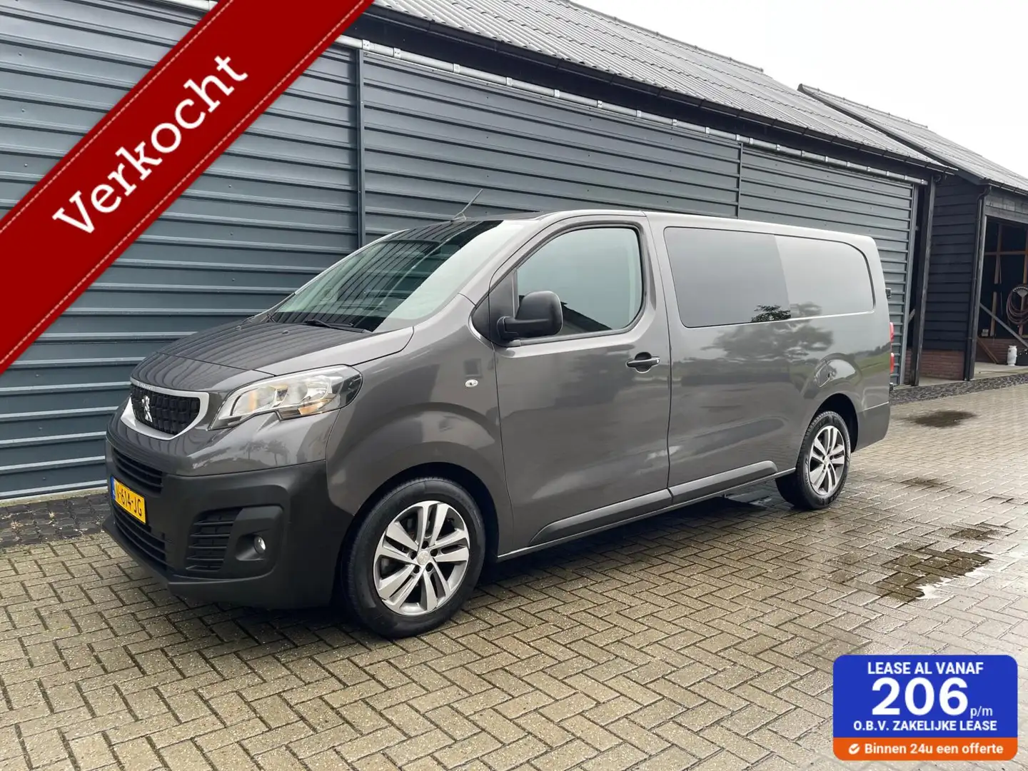 Peugeot Expert 2.0 BlueHDI Premium Dub.Cab 6 Pers XL L3 Navi Grijs - 1