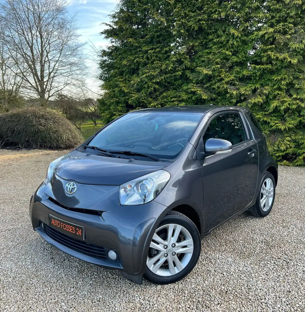 Toyota iQ 1.33i VVT-i Premium 95.000 KM PACK SPORT CUIR CLIM Šedá - 1