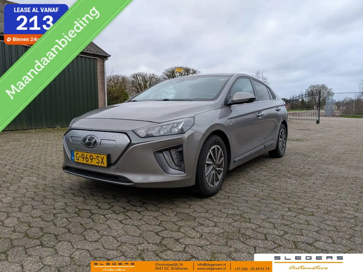 Hyundai IONIQ Premium EV 38 kWh Gris - 1